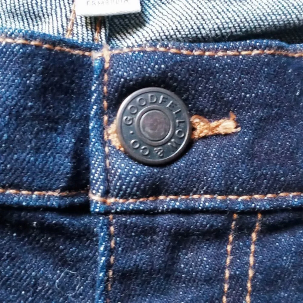 NEW! Goodfellow & Co. Men’s Athletic Fit Medium Wash Comfortable Denim Jeans - Picture 8 of 12